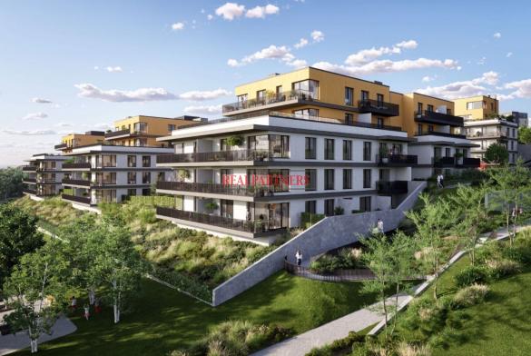 Novostavba 3+kk o ploše 78,2 m² + terasa 19,7 m² + zahrada 104,3 m² ve výstavbě na Praze 5 - Řeporyje.