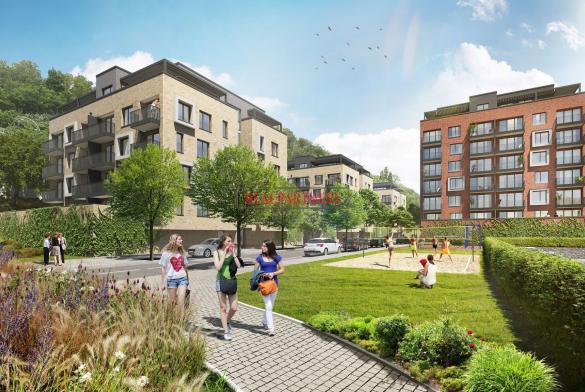 Novostavba 1+kk o ploše 32 m² + balkón 5,1 m² ve výstavbě s volným výhledem.